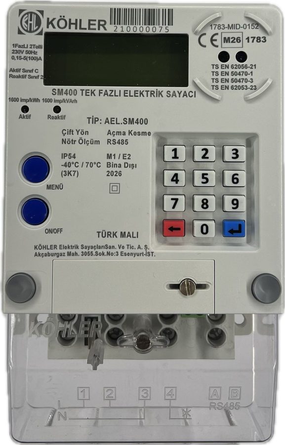 KÖHLER SM400 Keypad