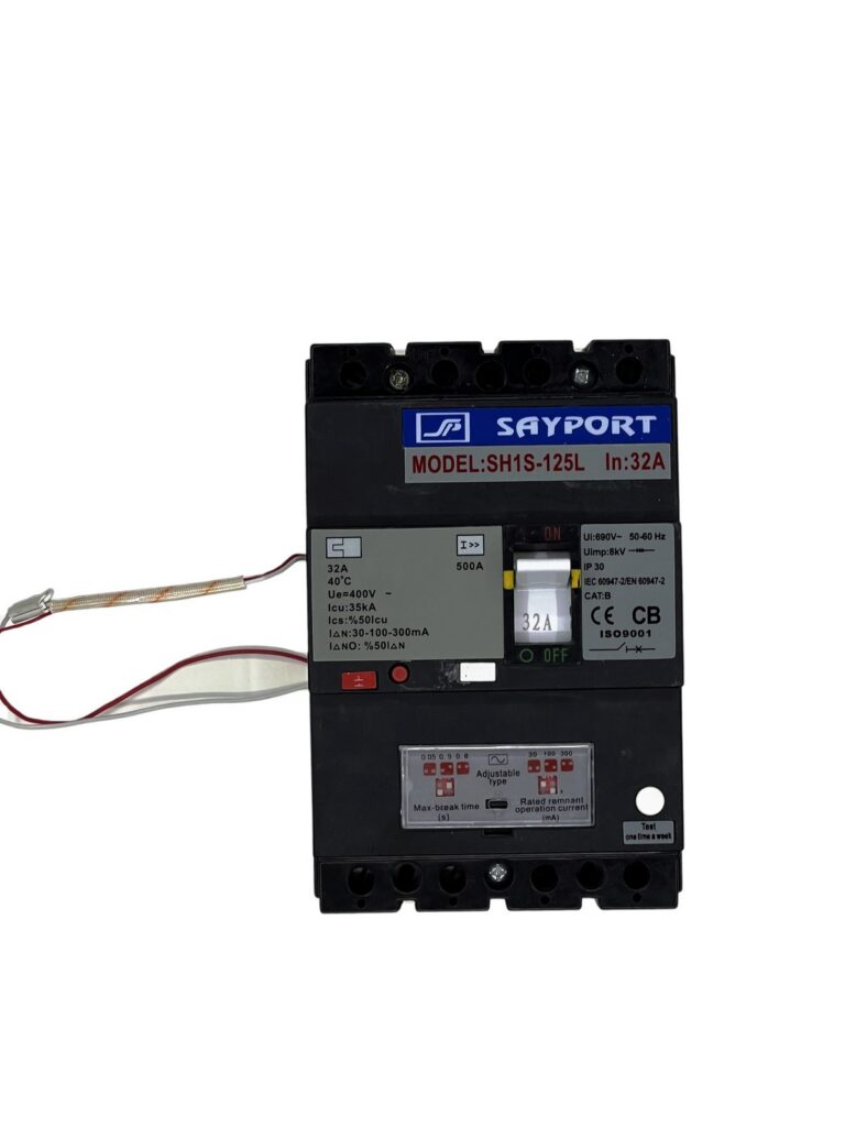 SAYPORT SH1S-125L 32A Kaçak Akım Korumalı Kompakt Şalter