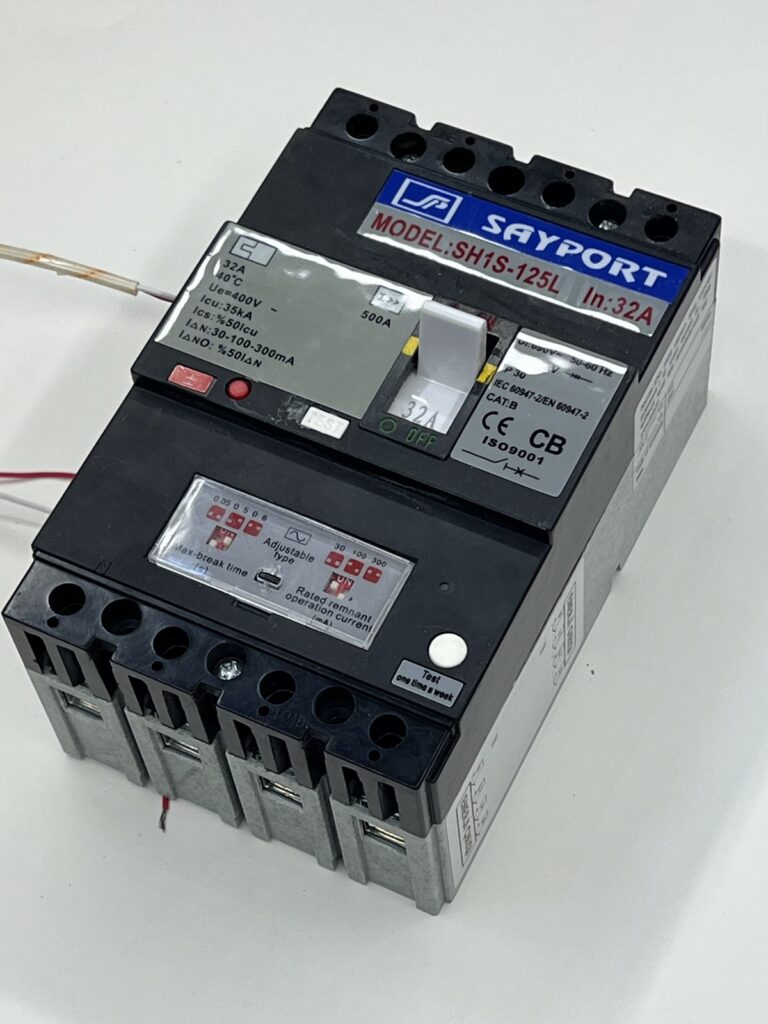 SAYPORT SH1S-125L 32A Kaçak Akım Korumalı Kompakt Şalter - görsel 2
