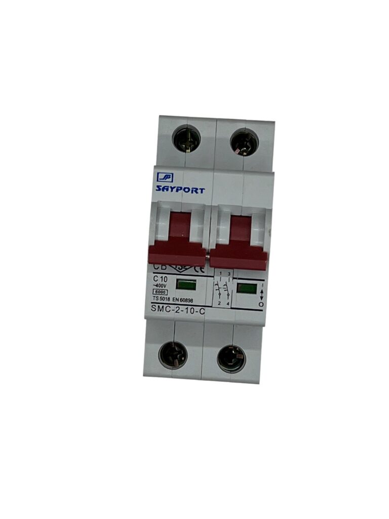 SAYPORT SMC-2 C10A 2 Kutuplu Otomatik Sigorta (6 kA)