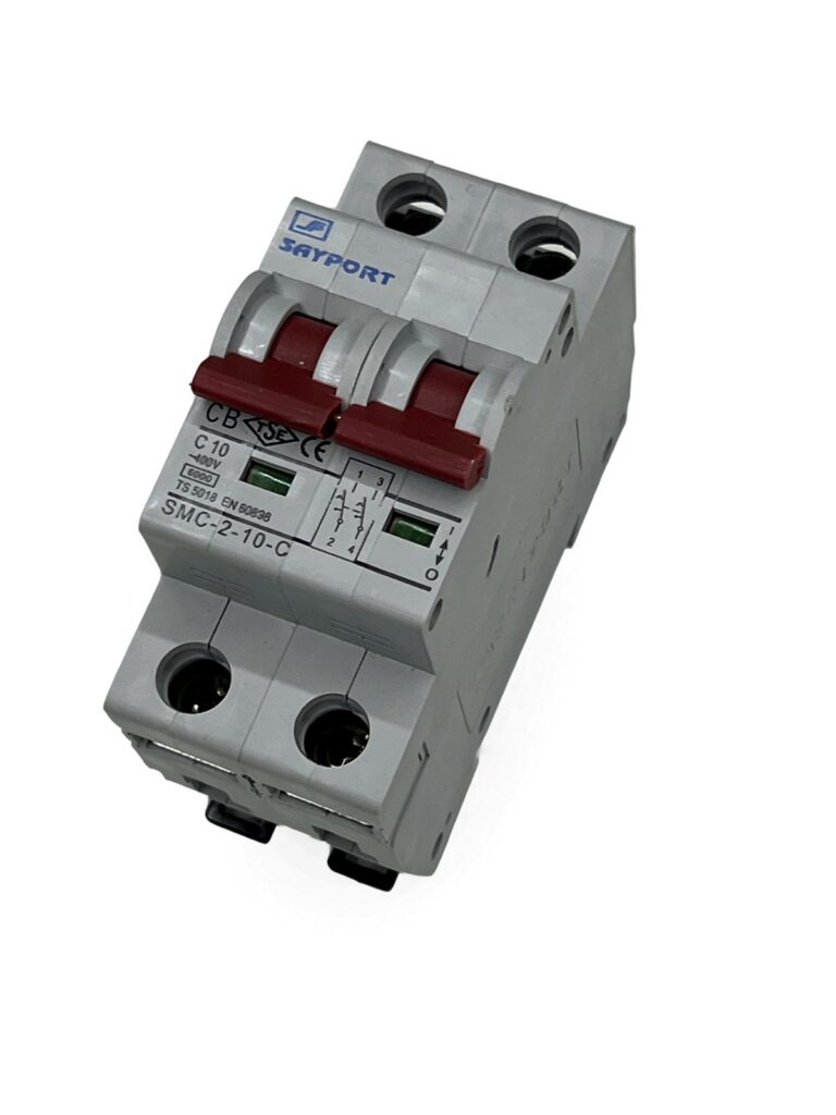 SAYPORT SMC-2 C10A 2 Kutuplu Otomatik Sigorta (6 kA) - görsel 2