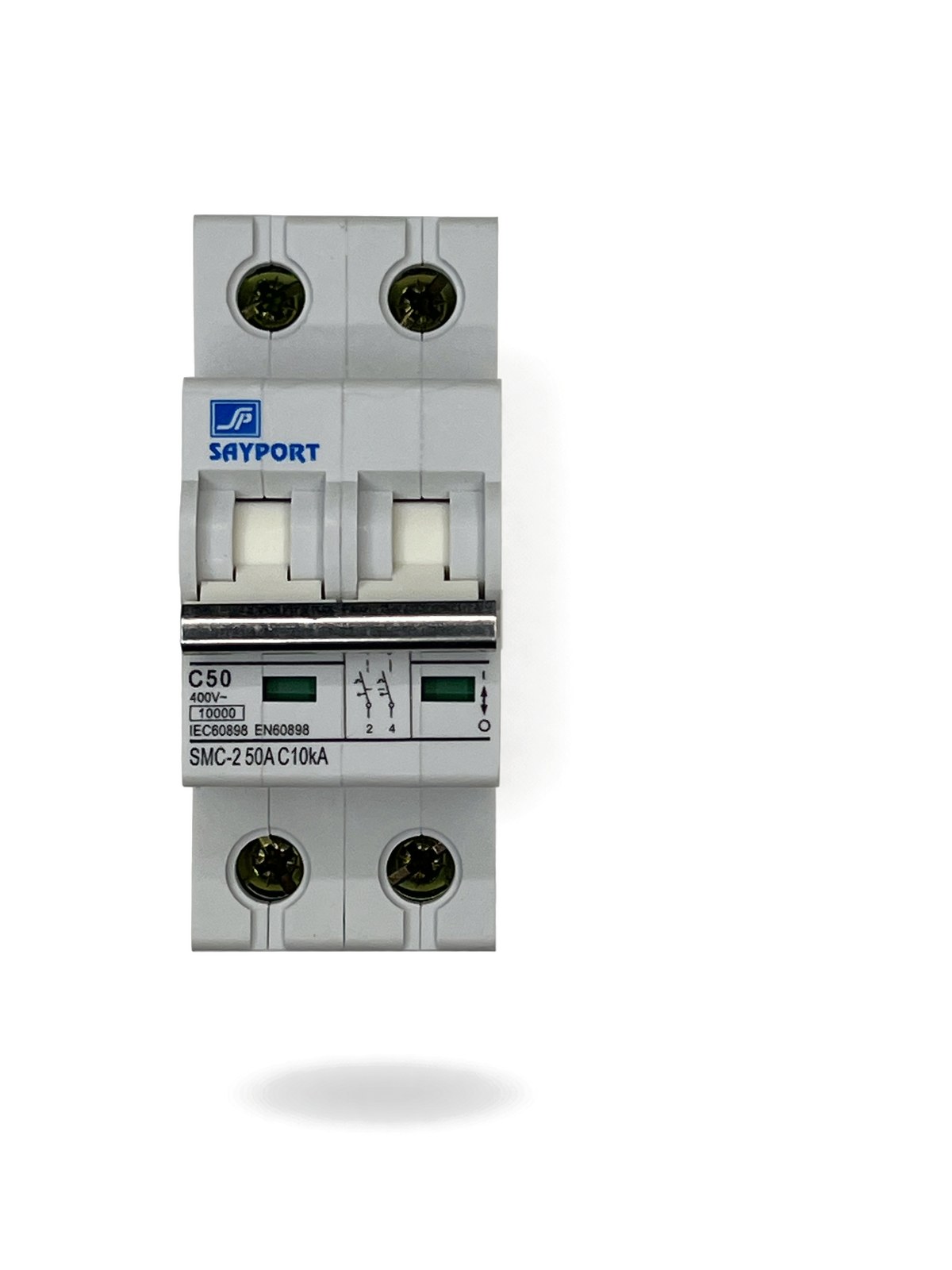 KÖHLER SAYPORT SMC-2 C50A 2 Kutuplu Otomatik Sigorta (10 kA) elektrik sayacı