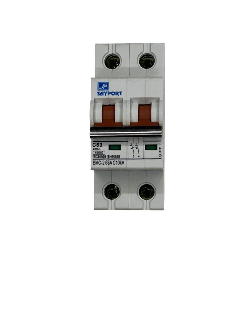 SAYPORT SMC-2 C63A 2 Kutuplu Otomatik Sigorta (10 kA)