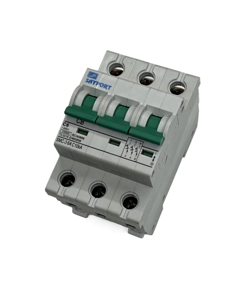 SAYPORT SMC-3 C6A 3 Kutuplu Otomatik Sigorta (10 kA) - görsel 2