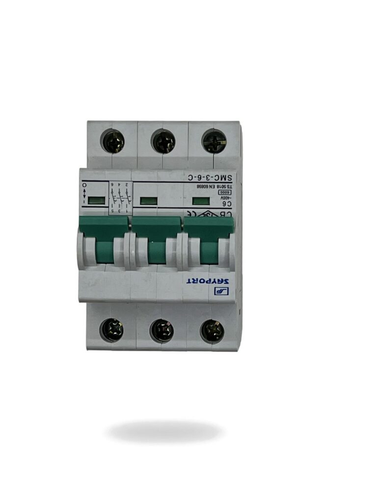 SAYPORT SMC-3 C6A 3 Kutuplu Otomatik Sigorta (6 kA)