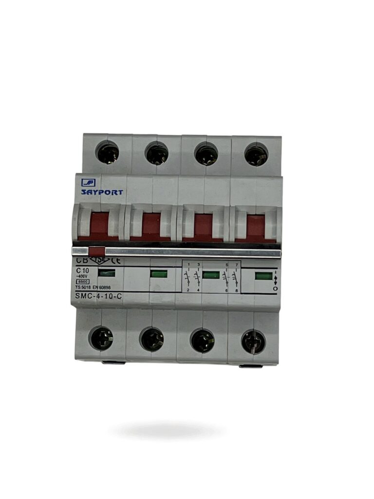 SAYPORT SMC-4 C10A 4 Kutuplu Otomatik Sigorta (6 kA)