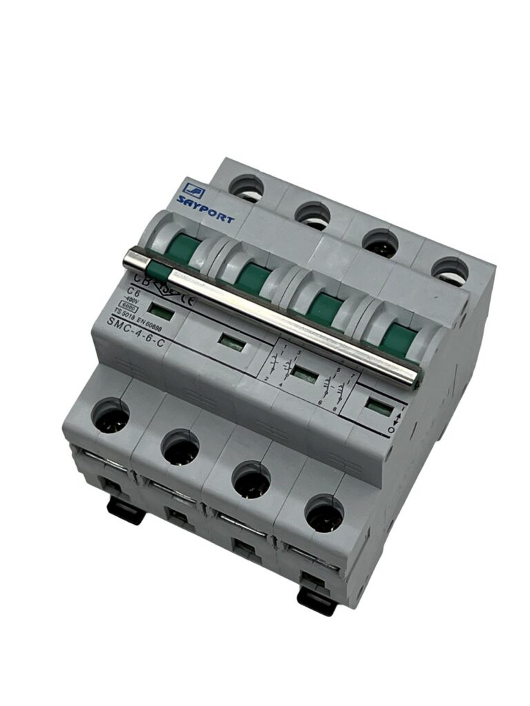 SAYPORT SMC-4 C6A 4 Kutuplu Otomatik Sigorta (6 kA) - görsel 2