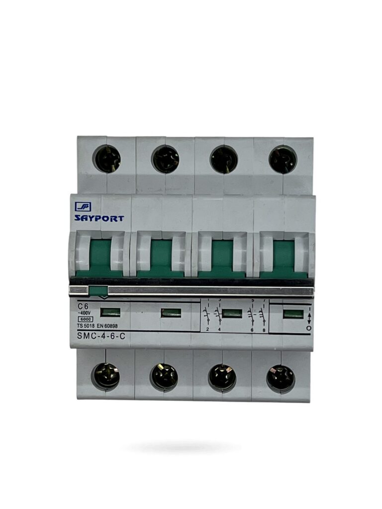 SAYPORT SMC-4 C6A 4 Kutuplu Otomatik Sigorta (6 kA) - görsel 4