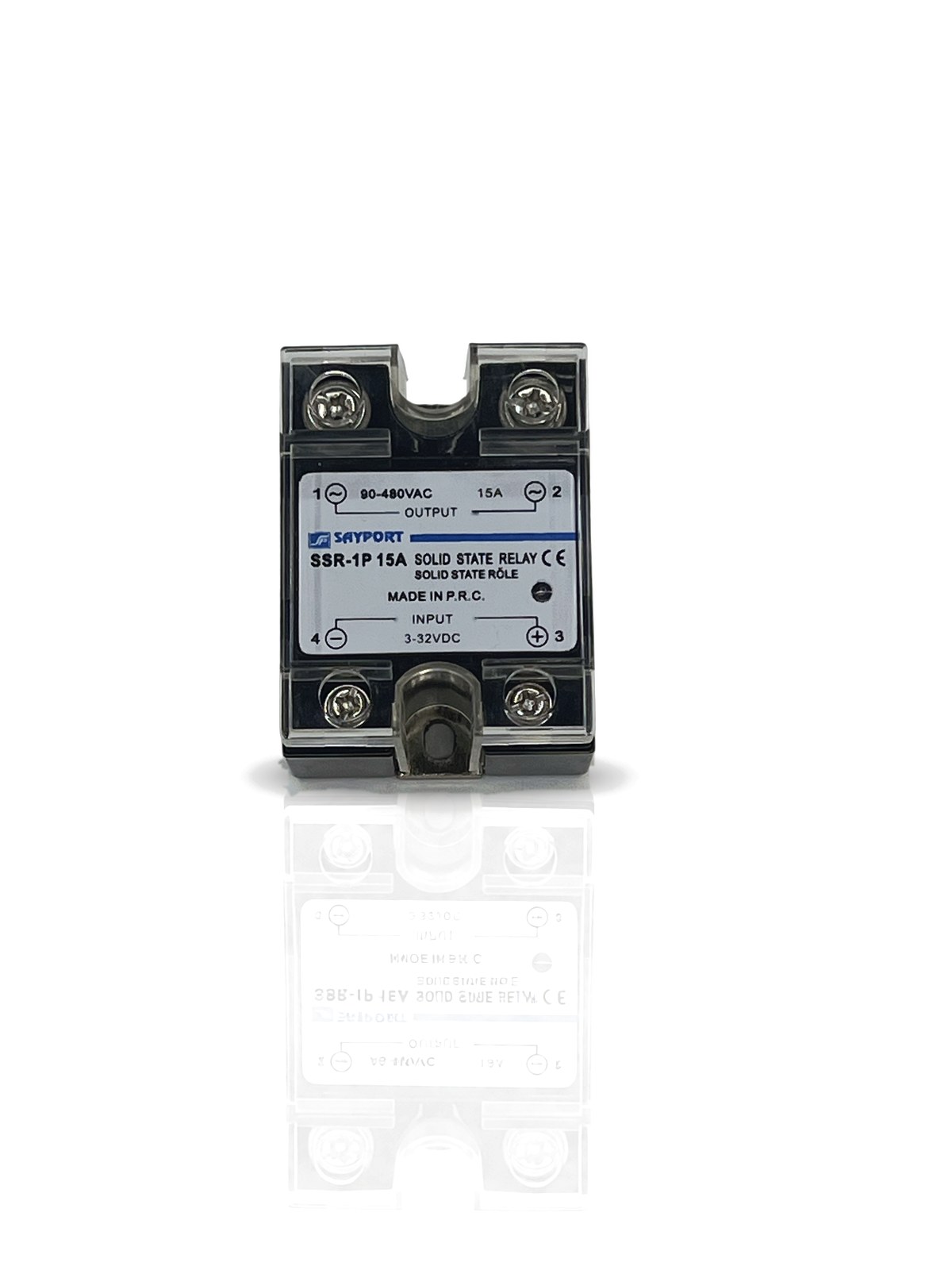 KÖHLER SAYPORT SSR-1P 15A Solid State Röle (3–32 VDC Kontrol) trifaze elektrik sayacı