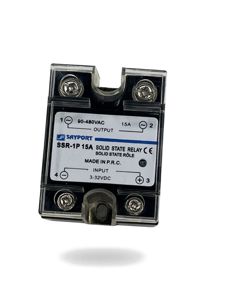 SAYPORT SSR-1P 15A Solid State Röle (3–32 VDC Kontrol) - görsel 3